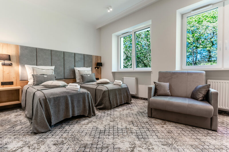 Pokój w budynku Perkoz