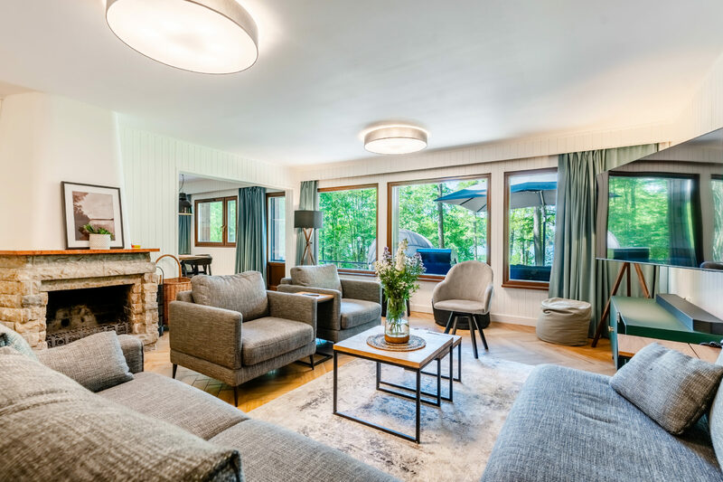 Wnętrze domku fińskiego